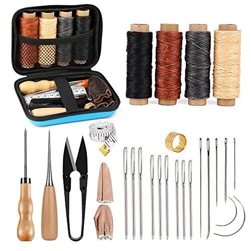 Leather Sewing Kit Leather Working Tools And Supplies Leather Working Kit