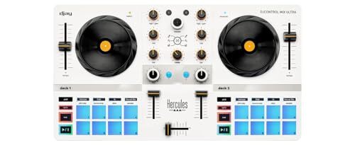 Hercules DJControl Mix Ultra 2-Channel Compact Mobile DJ Controller