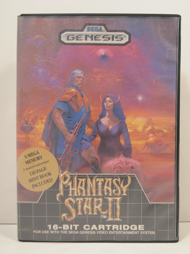 Phantasy Star II 2 Case (SEGA Genesis) Authentic BOX ONLY