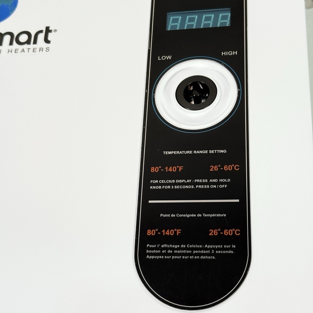 EcoSmart ECO 27 Tankless Water Heater, Electric, 27-kW - Quantity 1, 17 x 17 x 3