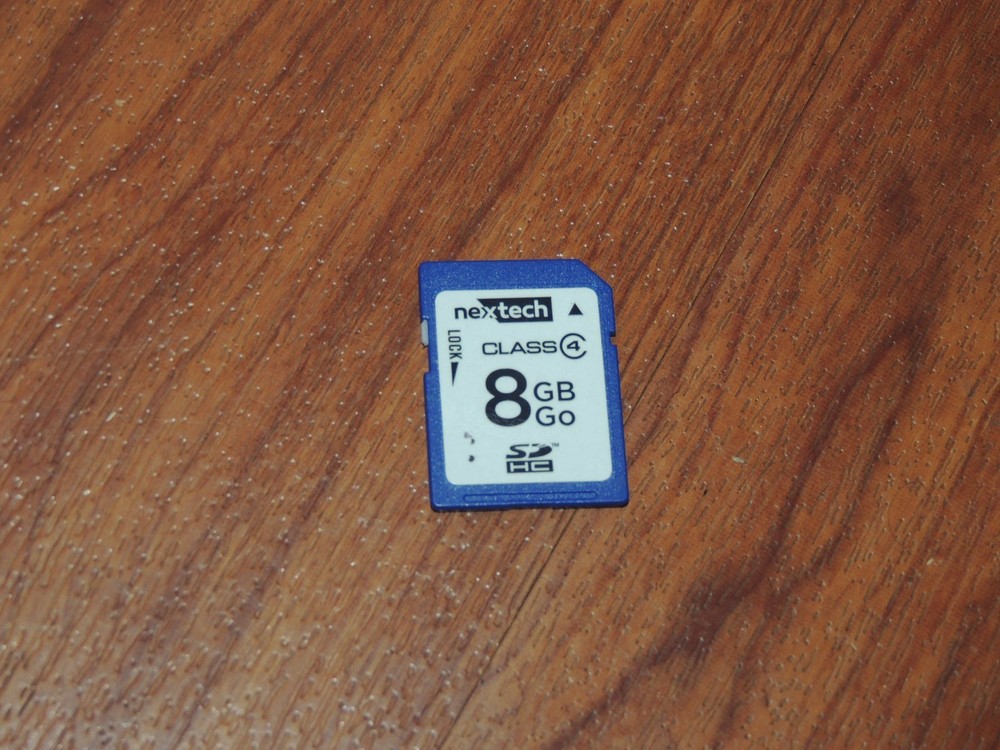 Genuine Nextech 8GB SDHC Memory Card - Class 4