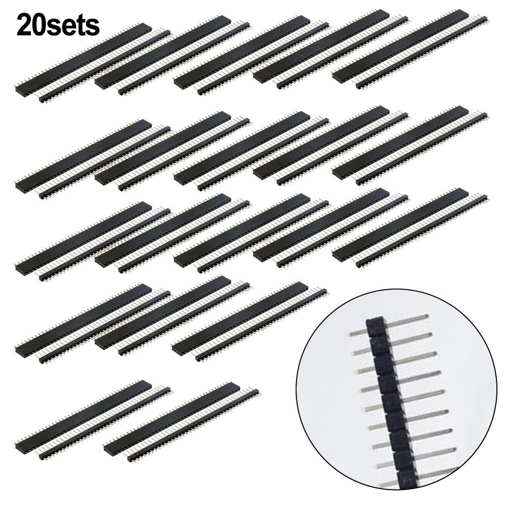 Robust 40pcs Breakaway Board Connectors for Various Electronics Projects