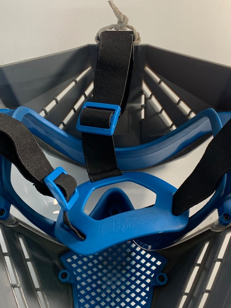 Nerf Hyper Face Mask Breathable Design Blue w/ Adjustable Strap