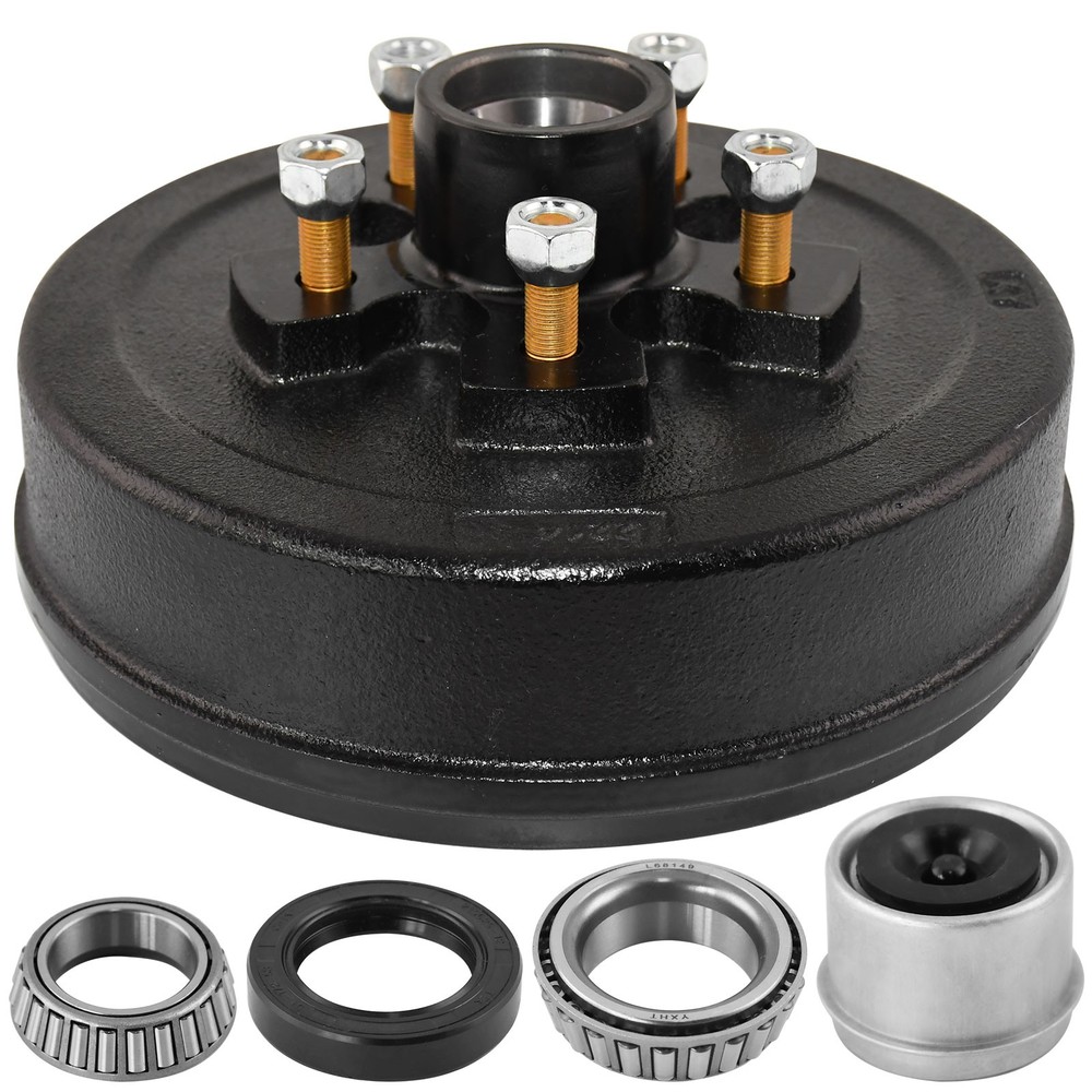 5 on 4.5" Trailer Hub Drum Kit,10"x2.25" Electric Brake for 3500lbs Dexter Axle