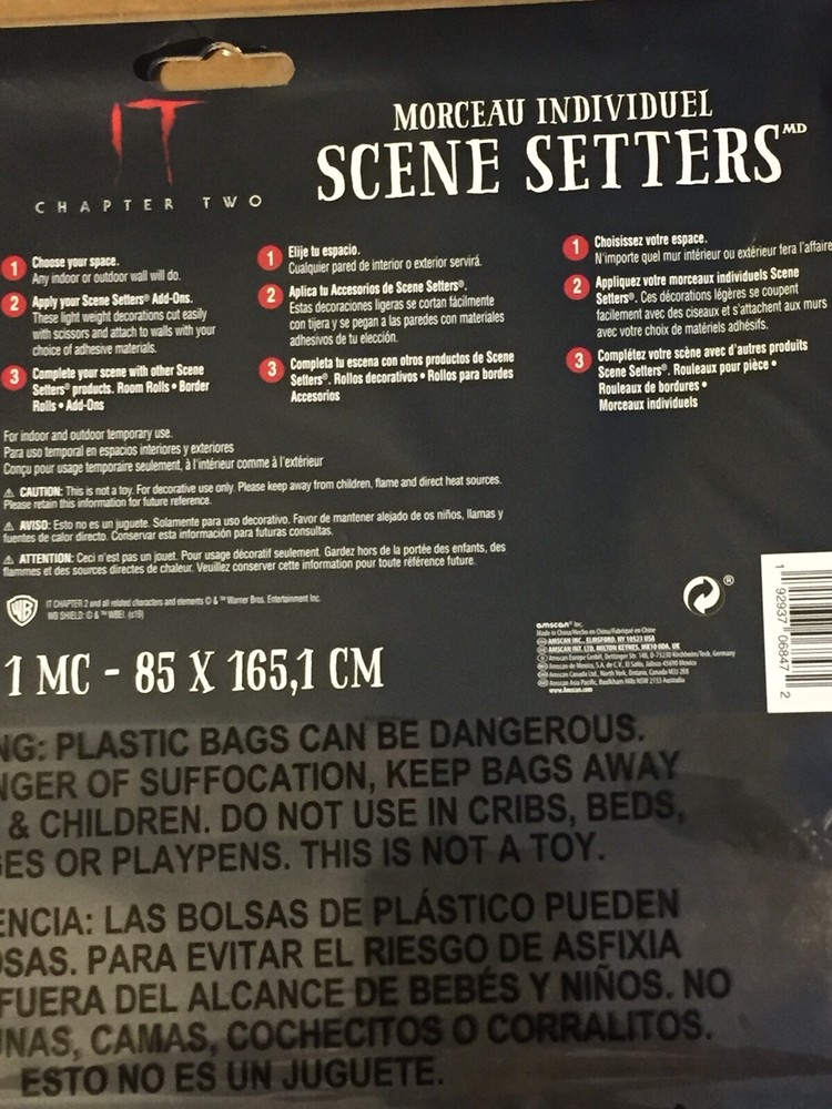 NEW "IT" CHAPTER 2 PENNYWISE SCENE SETTER OVER 5 FT!