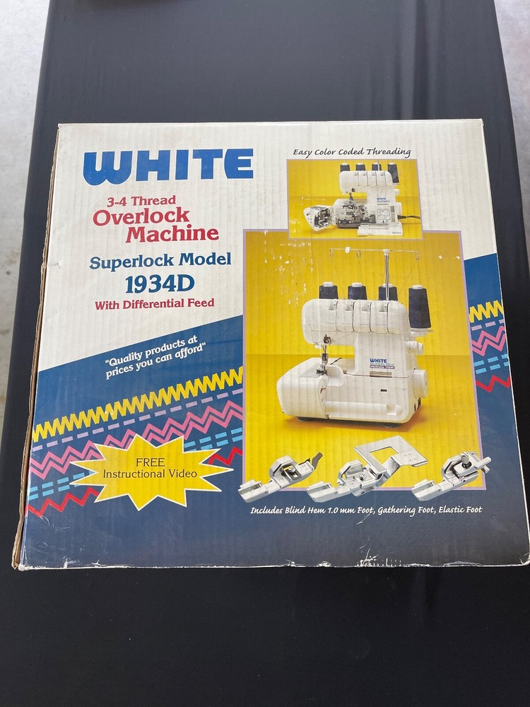 White Superlock Model 1934D NEW/SEALED