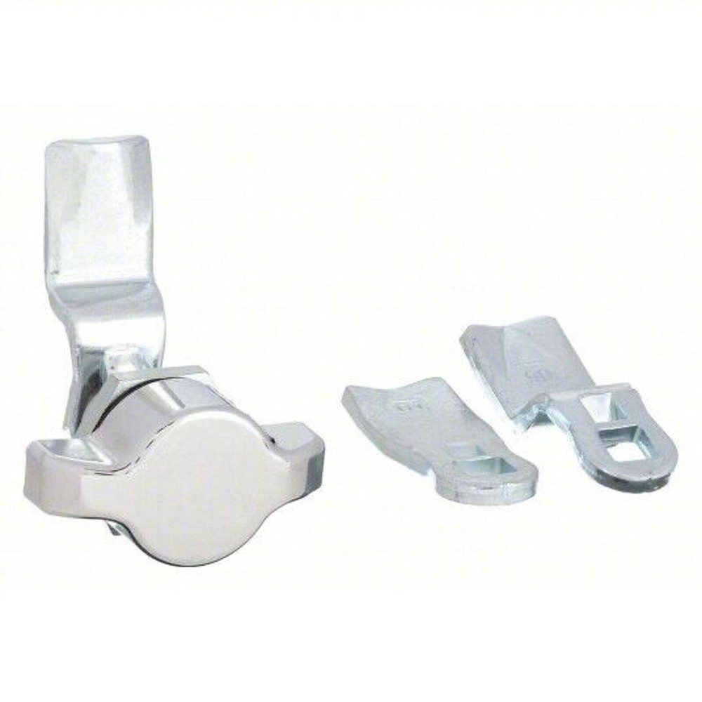 Zoro Select Cam Latch, Padlockable, Chrome, T Handle 1XPF3