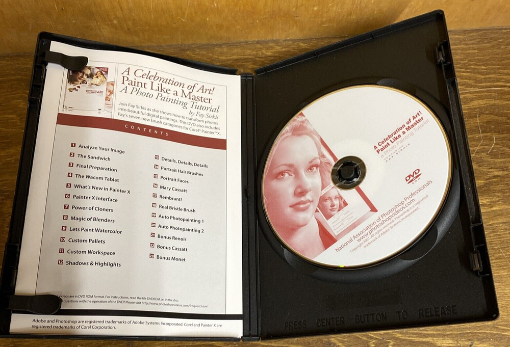 A Celebration Of Art ! Wedding Portraits Faces Tutorial DVD Adobe Painter