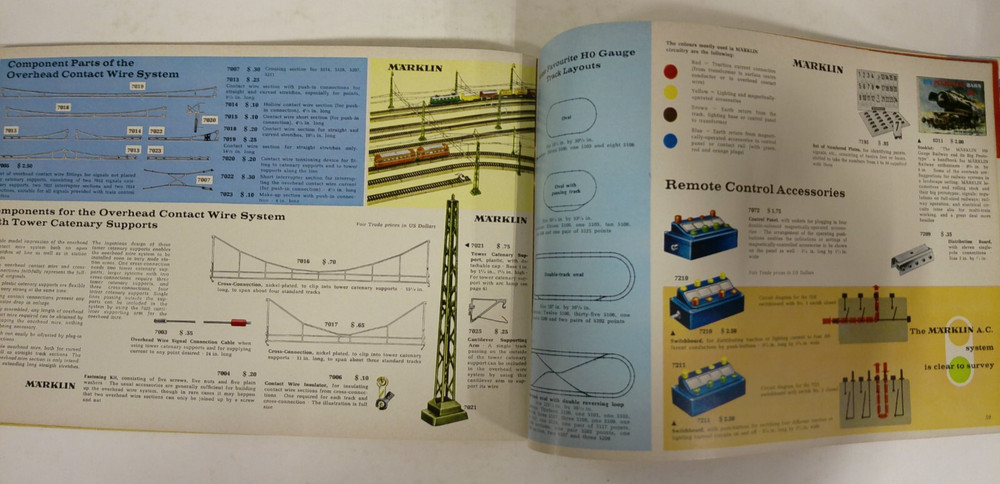 Vintage Marklin 1967/68 Catalog