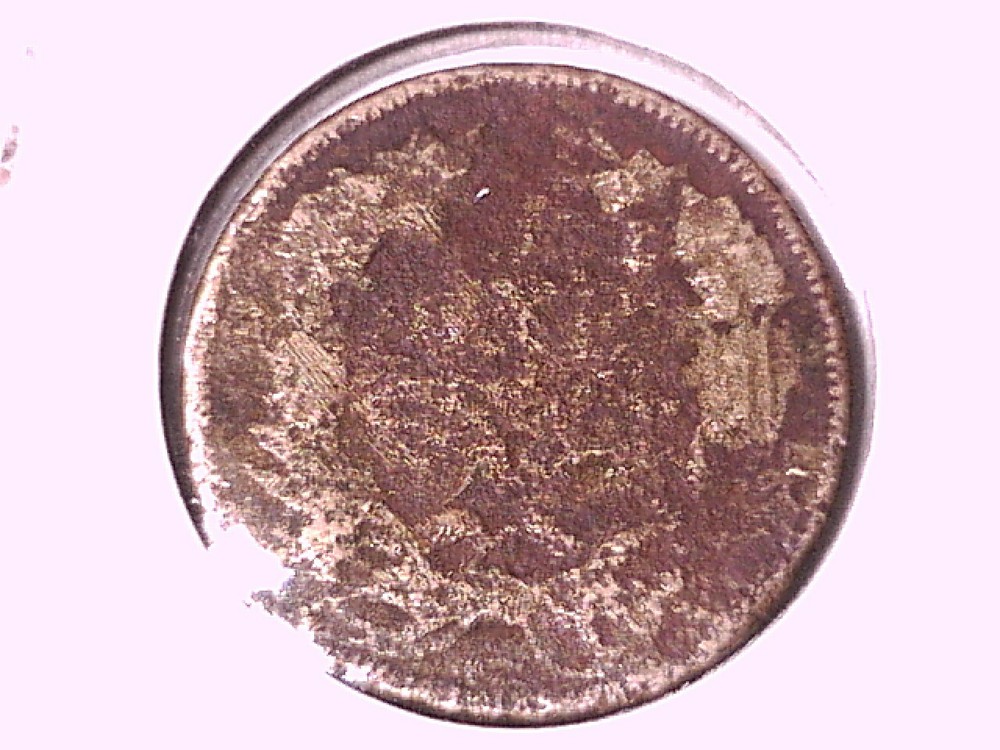 1857 Flying Eagle Cent Genuine Raw Ungraded 00617