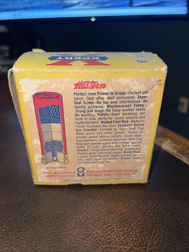 Vintage Empty Ammunition Box Western Super X Target Load
