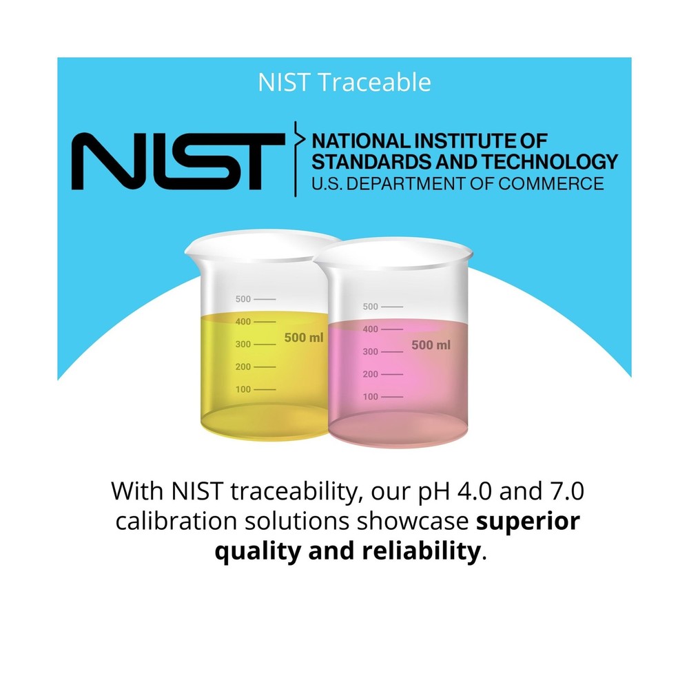 Bluelab pH 4.0 & 7.0 Calibration Solution Kit - pH Meter & pH Pen Calibration...