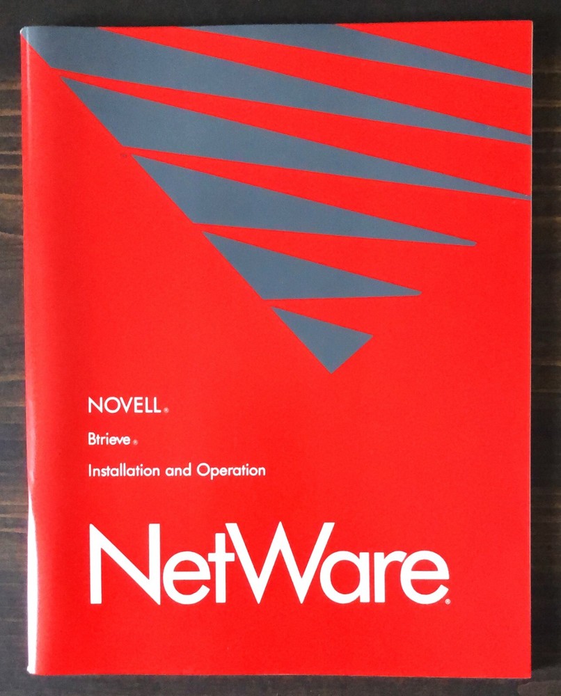 Novell - NetWare Btrieve Installation And Operation (1990)