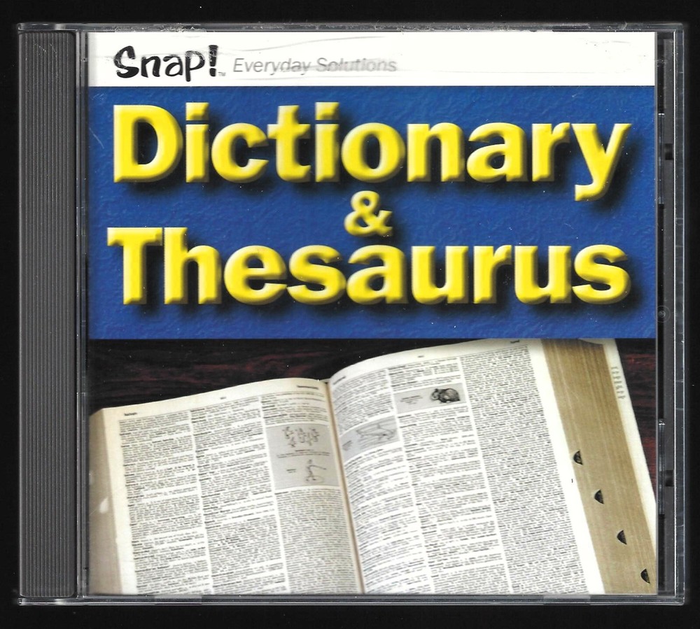 Dictionary & Thesaurus (CD-ROM PC 2001) Snap! Everyday Solutions - Tested
