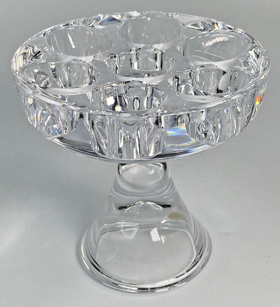Beautiful Bleikristall Signed Crystal Candle Holder