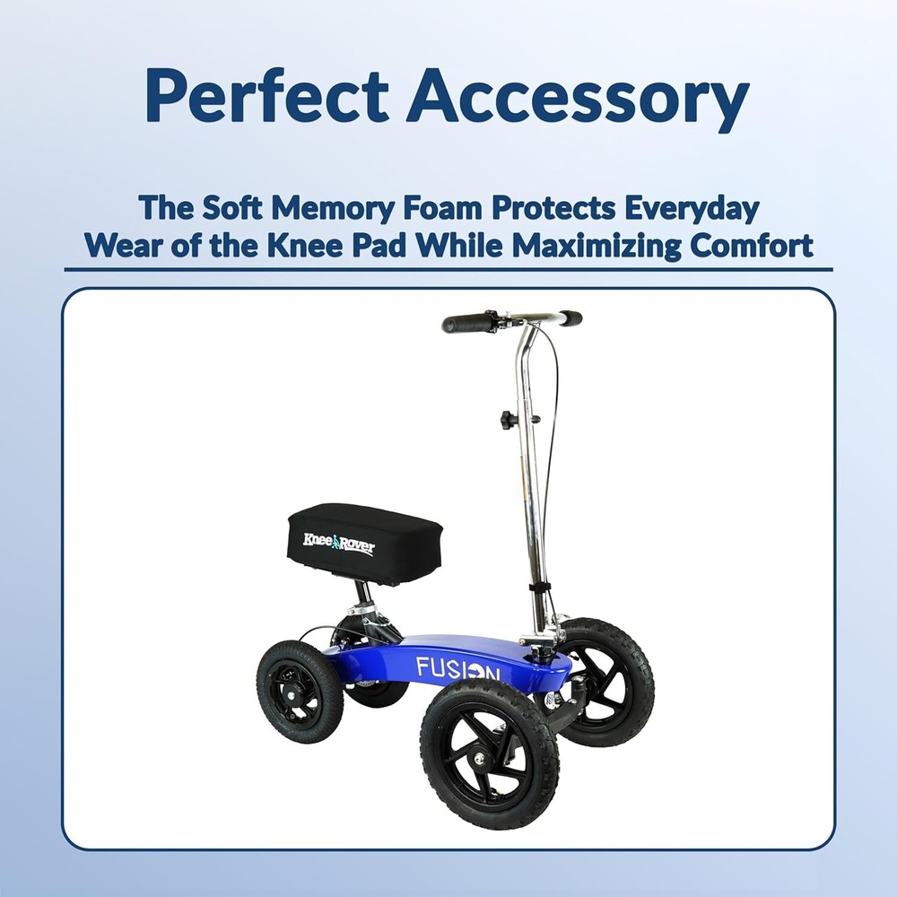 Comfortable Removable Knee Walker Pad Cover - Fits Most Models, Easy Install