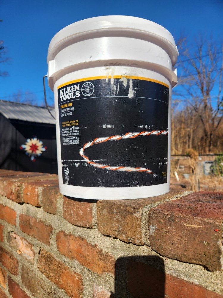 klein tools pulling line 6500 ft with orange tracer