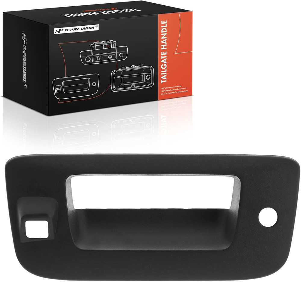 Tailgate Handle Bezel w/Camera & Keyhole Chevy GMC Silverado Sierra 2009-2013