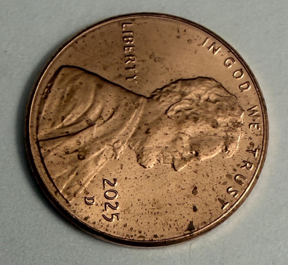 2025 D Uncirculated Lincoln Shield Penny Errors (#571)