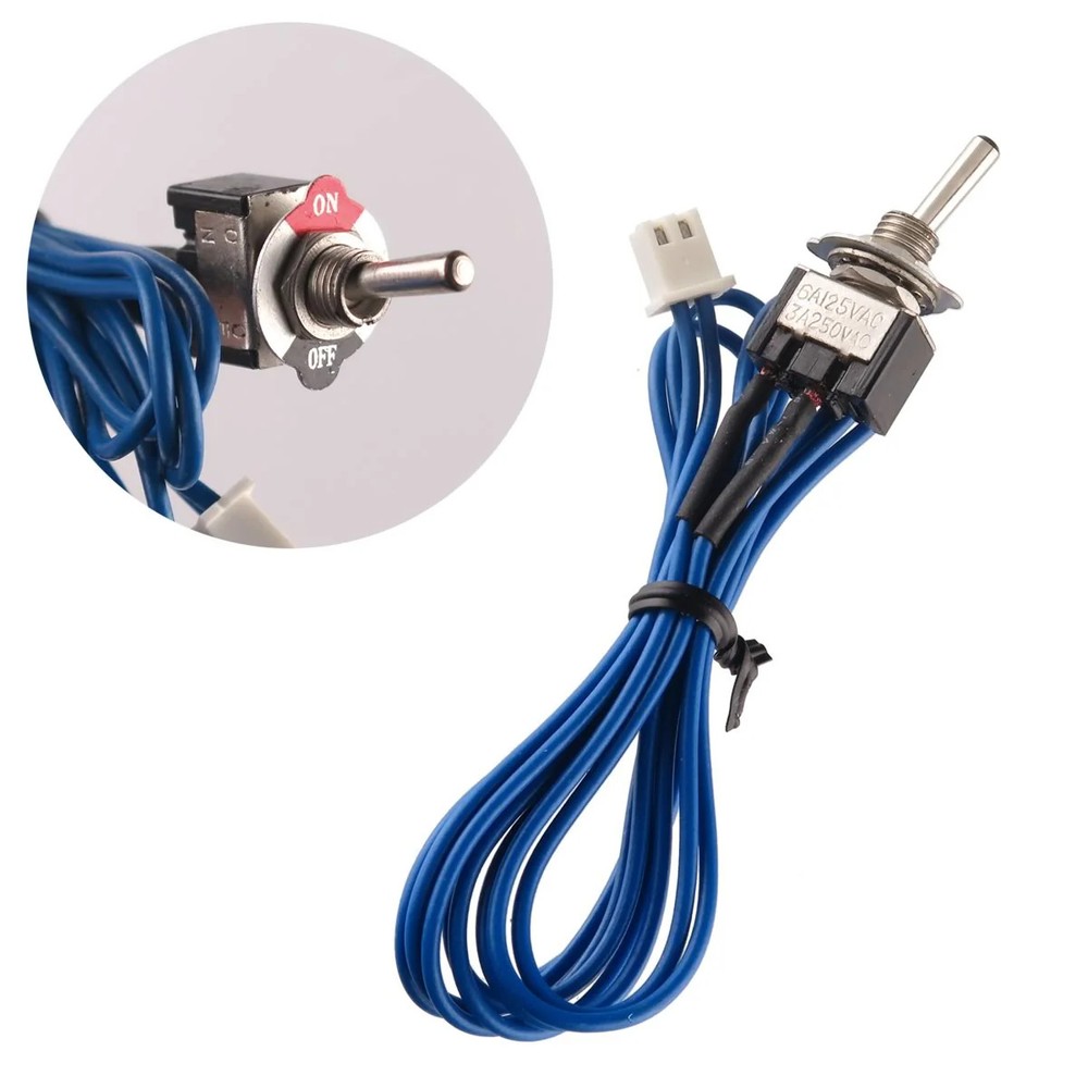 G26934B ~ (Pkg 10) Miniature SPST On/Off Panel Mount Toggle Switch with Leads