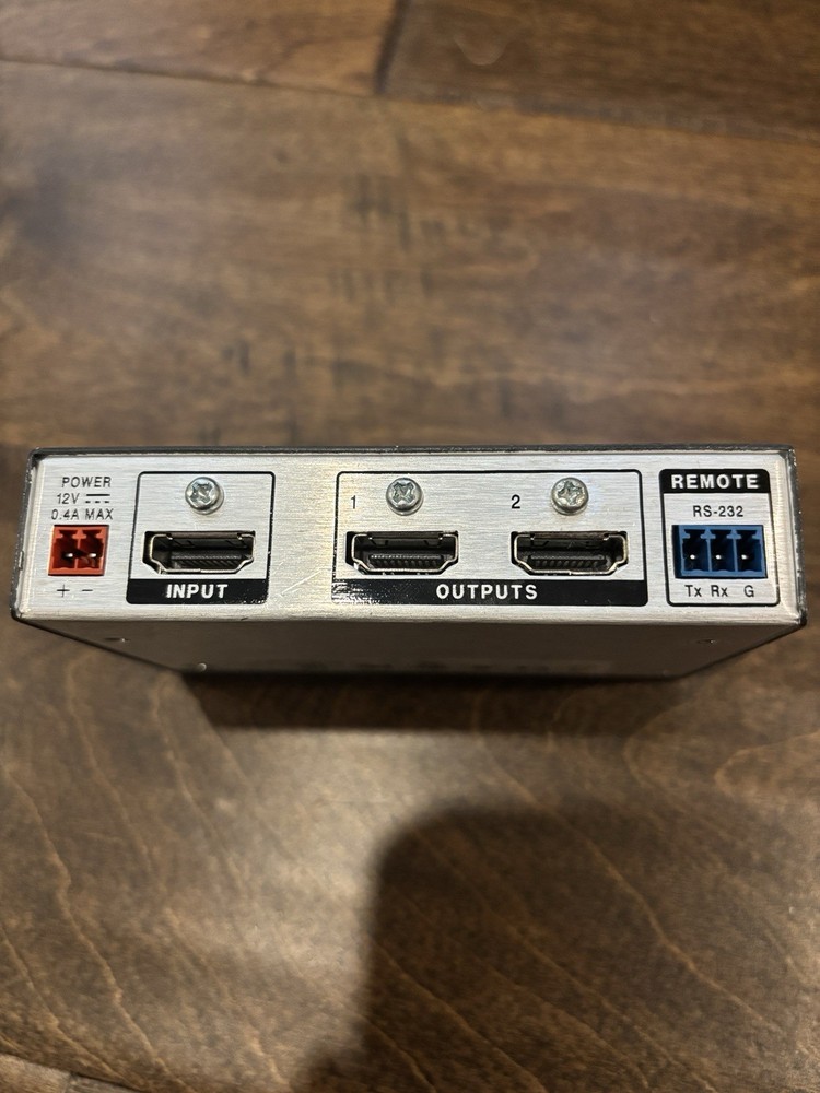 Extron HDMI DA2 Two-Output Distribution Amplifier with Power Adapter