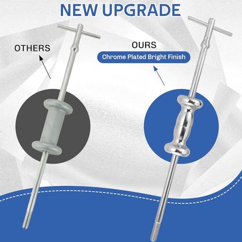 19PCS Slide Hammer Puller Set | 9-Way Internal External Puller Hub Puller,