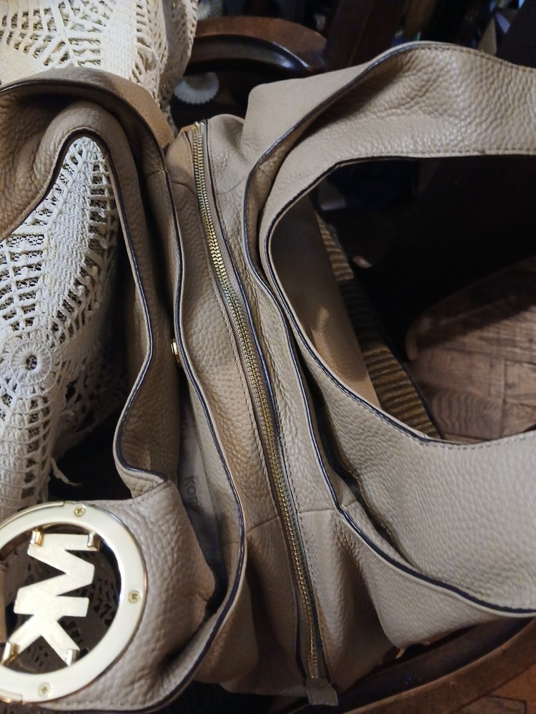 Michael Kors Shoulder Bag Tan Leather