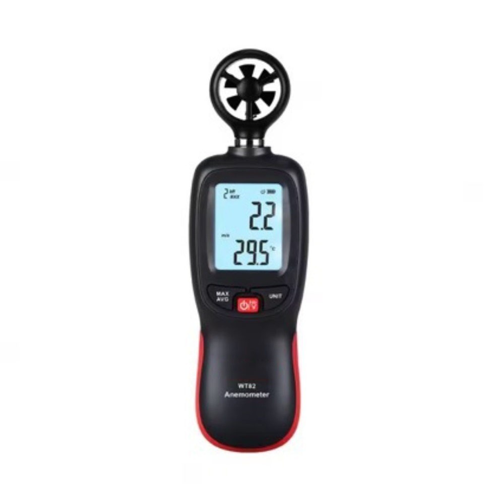 Handheld WT82 Digital Anemometer for Precise Wind and Temperature Data