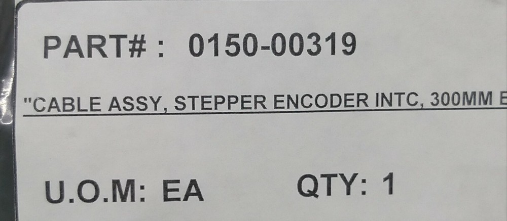 AMAT 0150-00319 CABLE ASSY, STEPPER MTR ENCODER, 300MM E,NEW