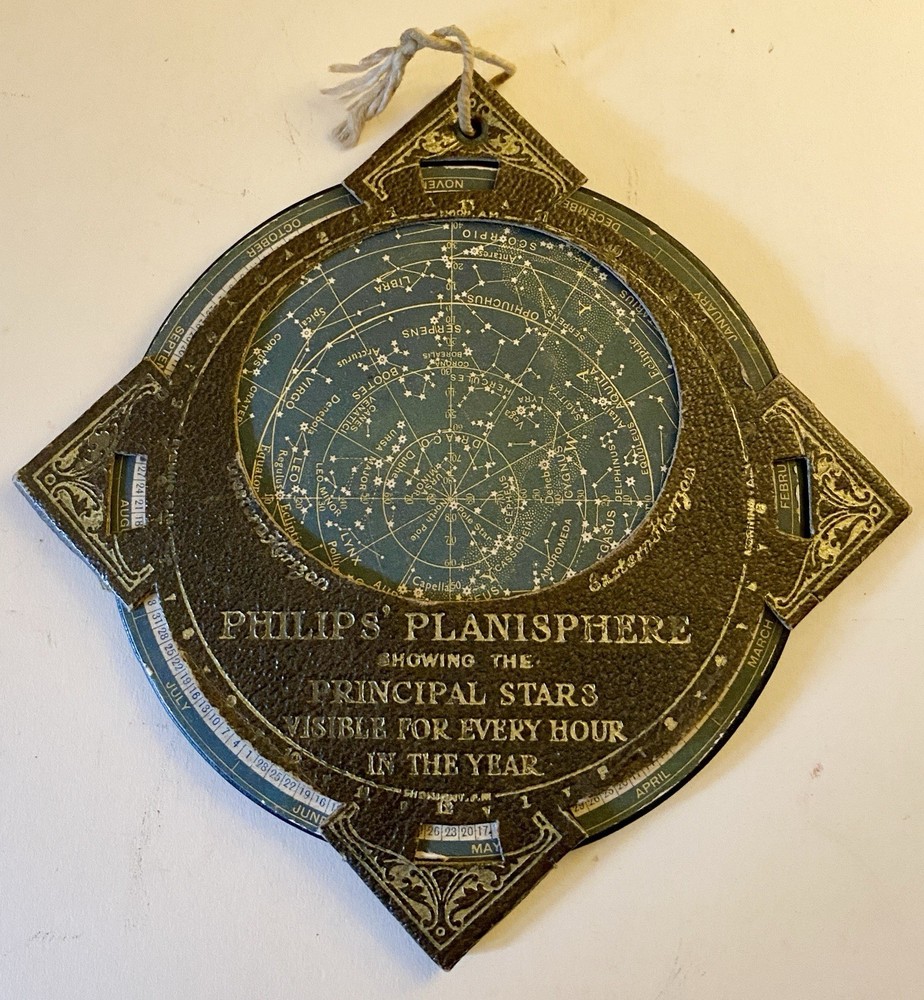 Astronomy - Philips’ Planisphere  Star Chart c.1900