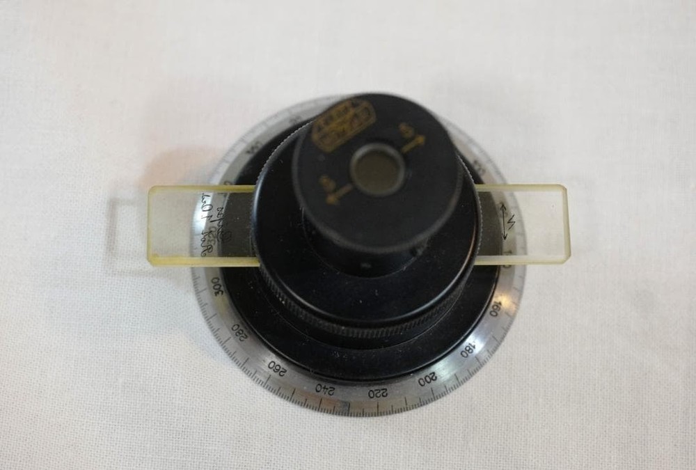 microscope antique collectible Accessory Leitz Micro Polarizing Device Set 1920