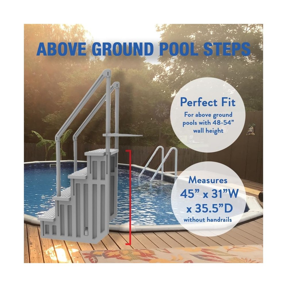 Doheny's Pool Step for Above Ground Swimming Pools