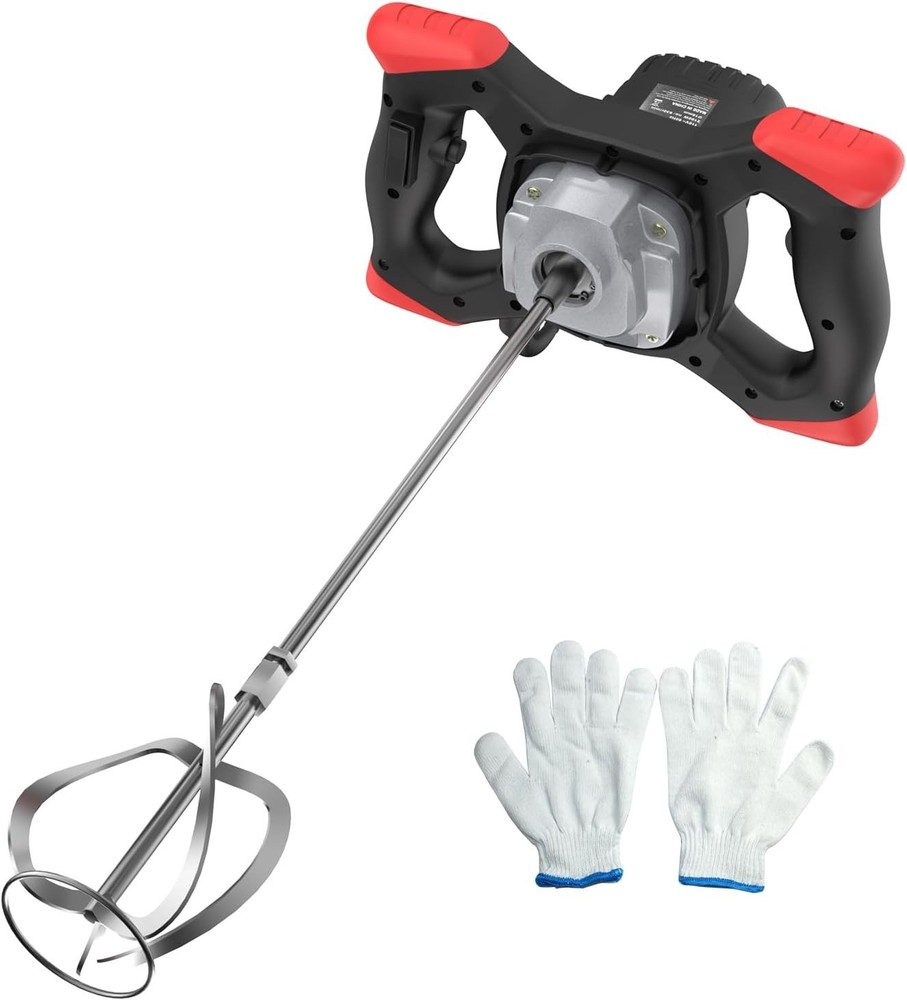 Multi-Purpose 110V Cement Mixer - Efficient Mixing for Plaster, Grout & More