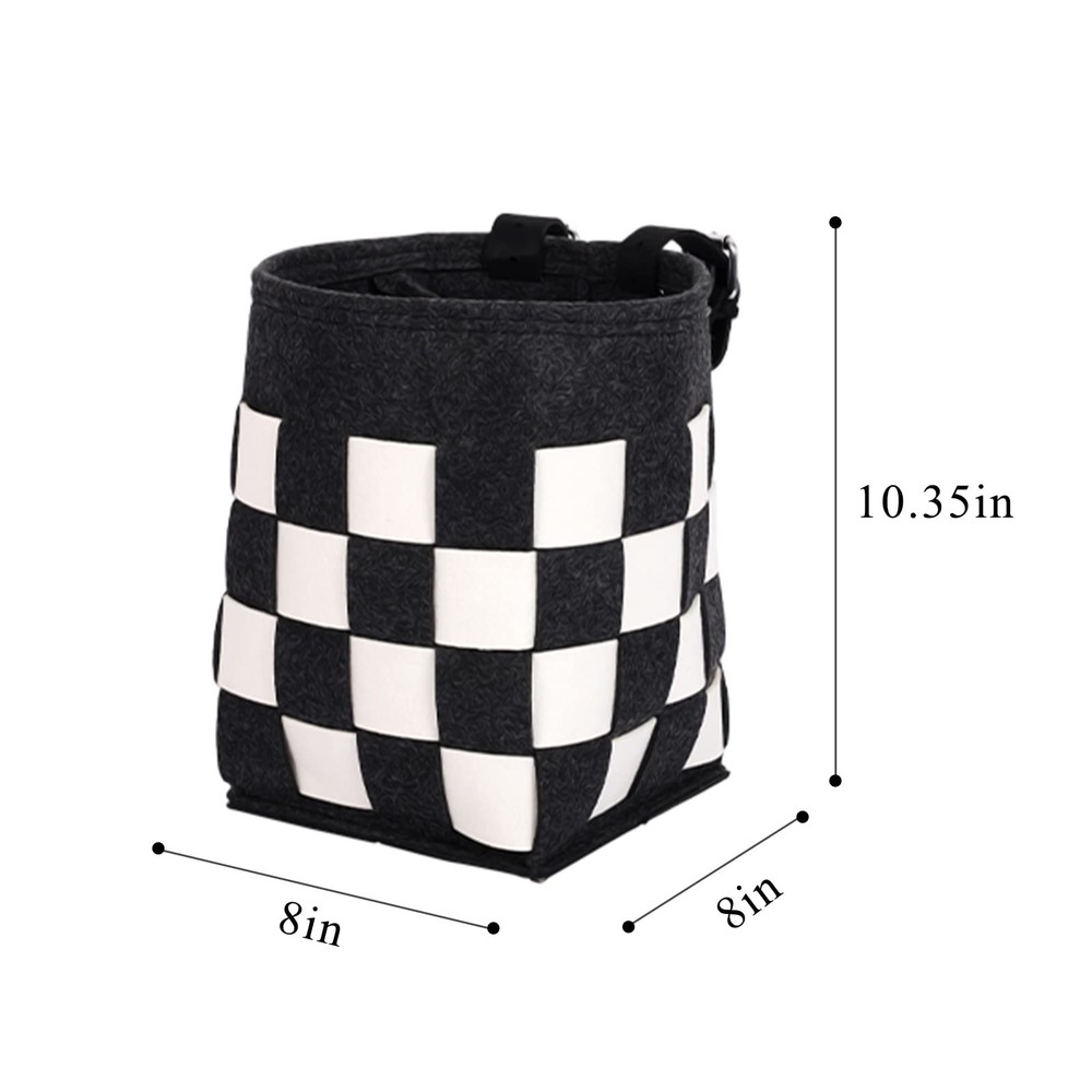 Bike Basket, Bicycle Handlebar Front Basket Folding Detachable Quick Release ...