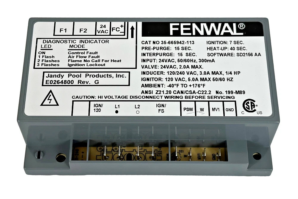 FENWAL 35-665942-113 Automatic Ignition Control System Module SAME DAY SHIPPING