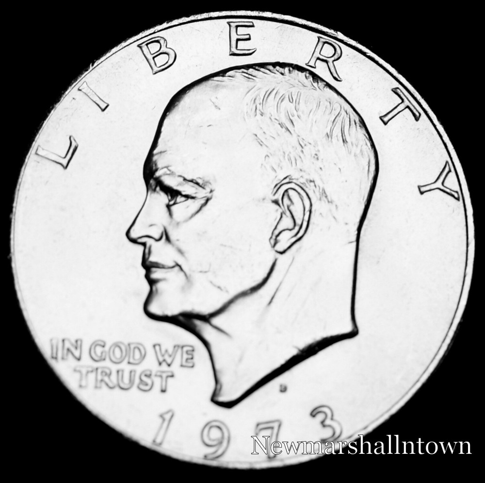 1973 D Eisenhower "Ike" Dollar ~ Uncirculated from Roll