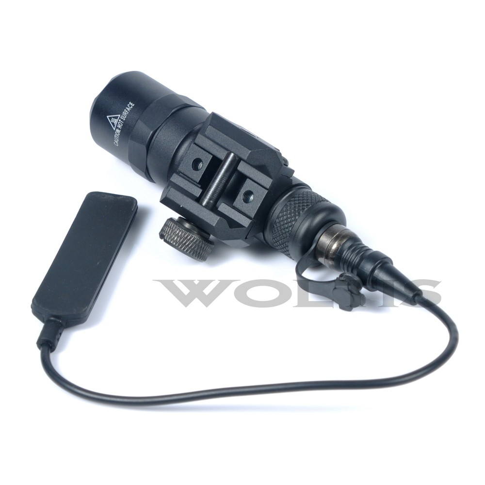 M300B Tactical Torch Flashlight Scout Light 400 Lumens LED Light w/ Tail Switch