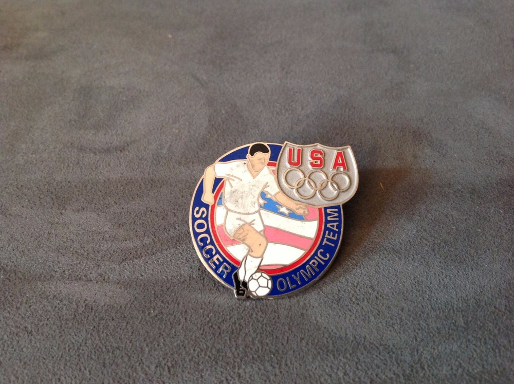 U. S. A. Soccer Olympic Team Lapel Button
