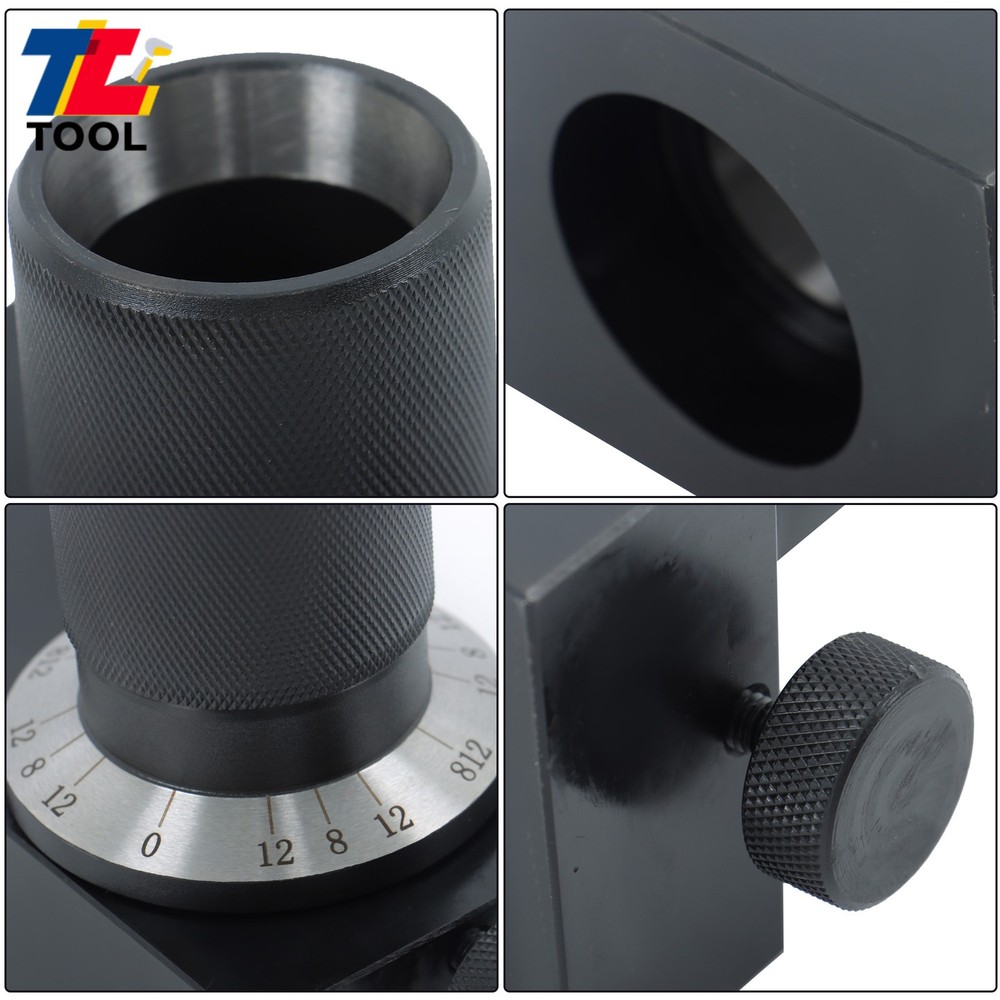 Efficient End Mill Sharpener With 5C Collet & Angle Grind Fixture