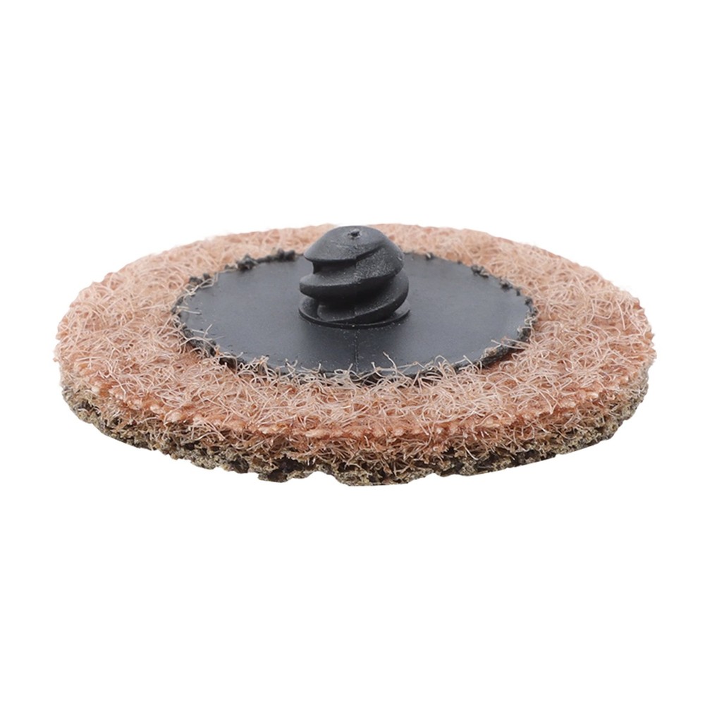 25 Pcs 2" Tan (Coarse) Prep Pad Discs Surface Conditioning Quick Change Discs