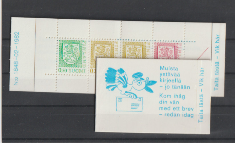 Finland 1982  Booklet MNH