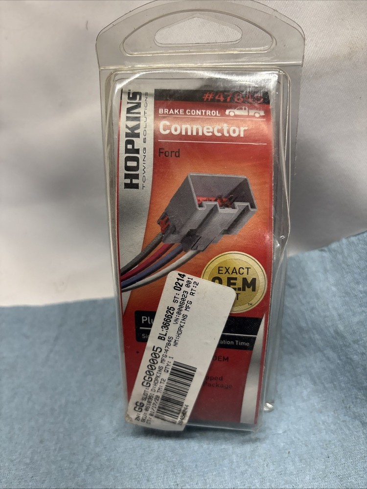 Hopkins 47845 Brake Control Connector - Ford