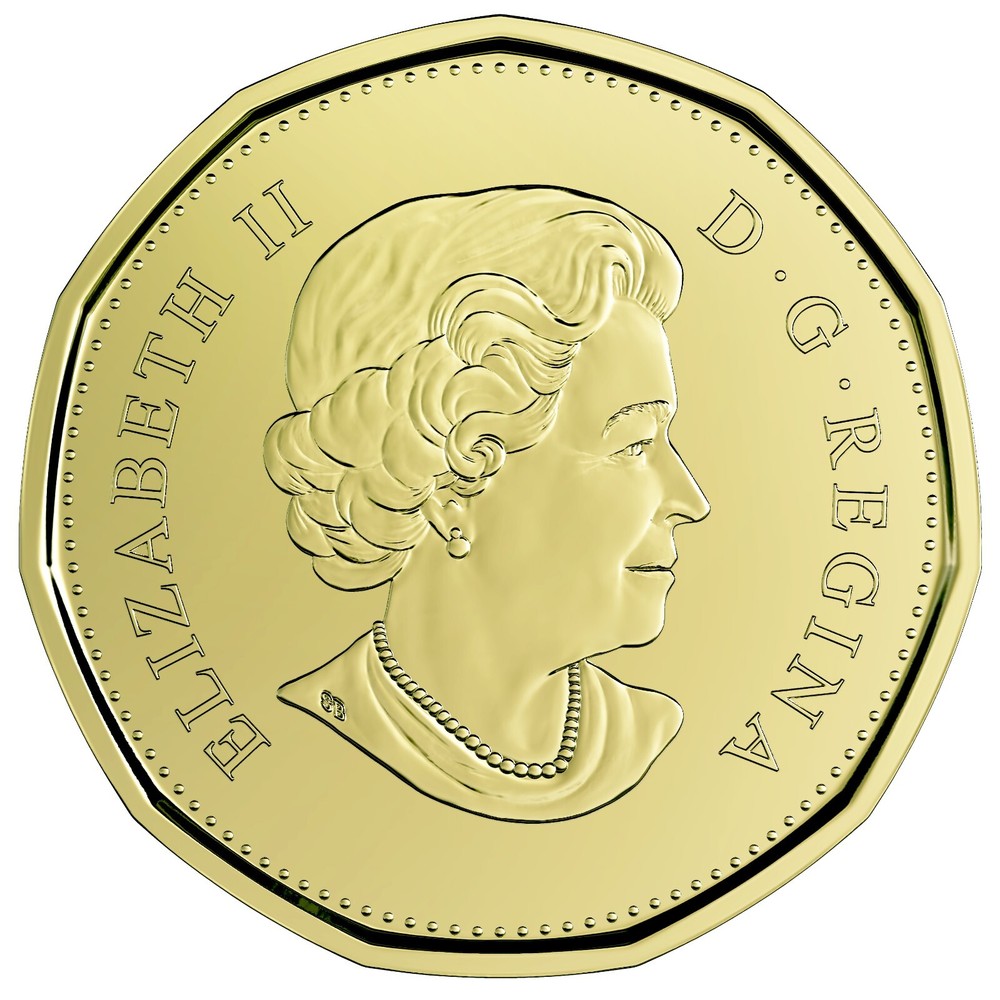 2019 Canada $1 Equality Special Wrap (non-colored) Roll - 25 Coins