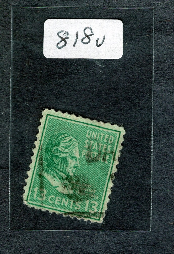 1938 Stamp #818 Millard Fillmore Used