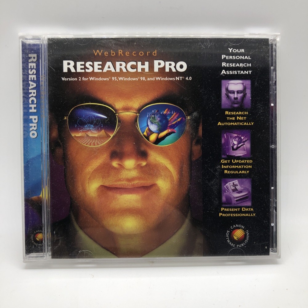 Canon Web Record Research Pro Disc Version 2 Software for Windows - G7926