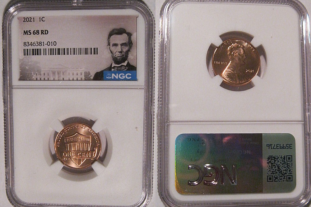 2021 P Lincoln SHIELD Cent 1c NGC MS 68 RD