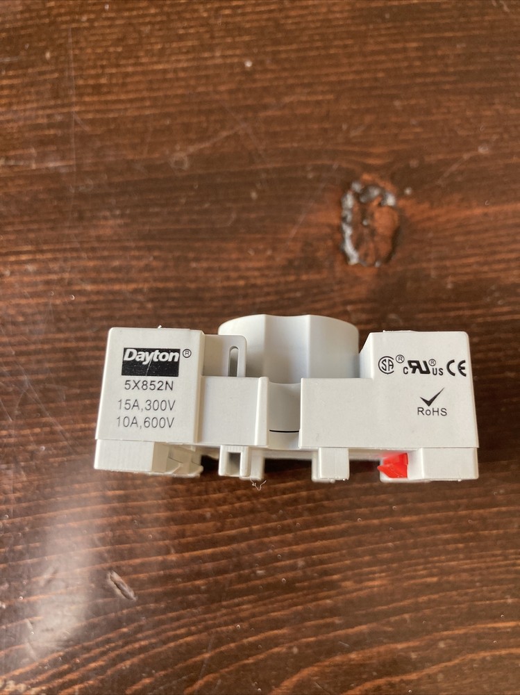 Dayton 5X852 Relay Socket,15A,300V