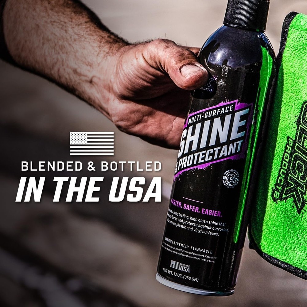 Slick Products Multi-Surface Shine & Protectant Spray, Renew Vinyl, Plastic