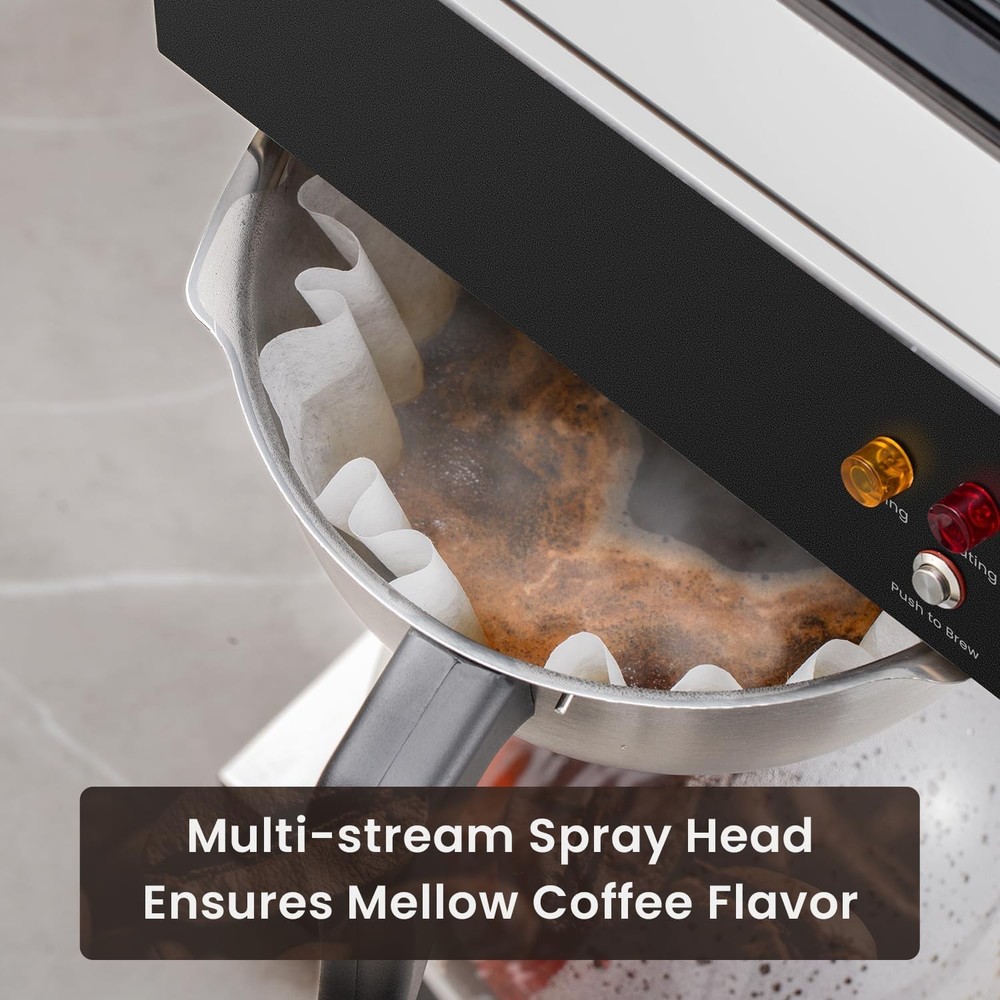 12 Cup Commercial Drip Coffee Maker