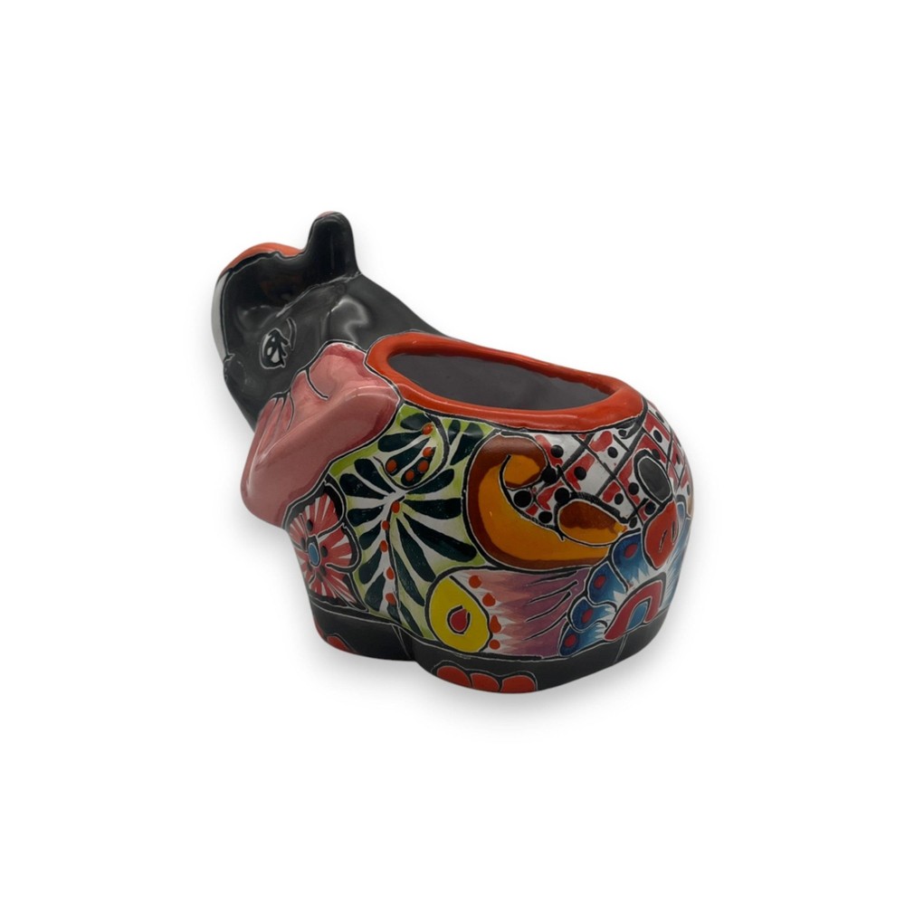 Talavera Elephant Planter | Handcrafted Ceramic Pot